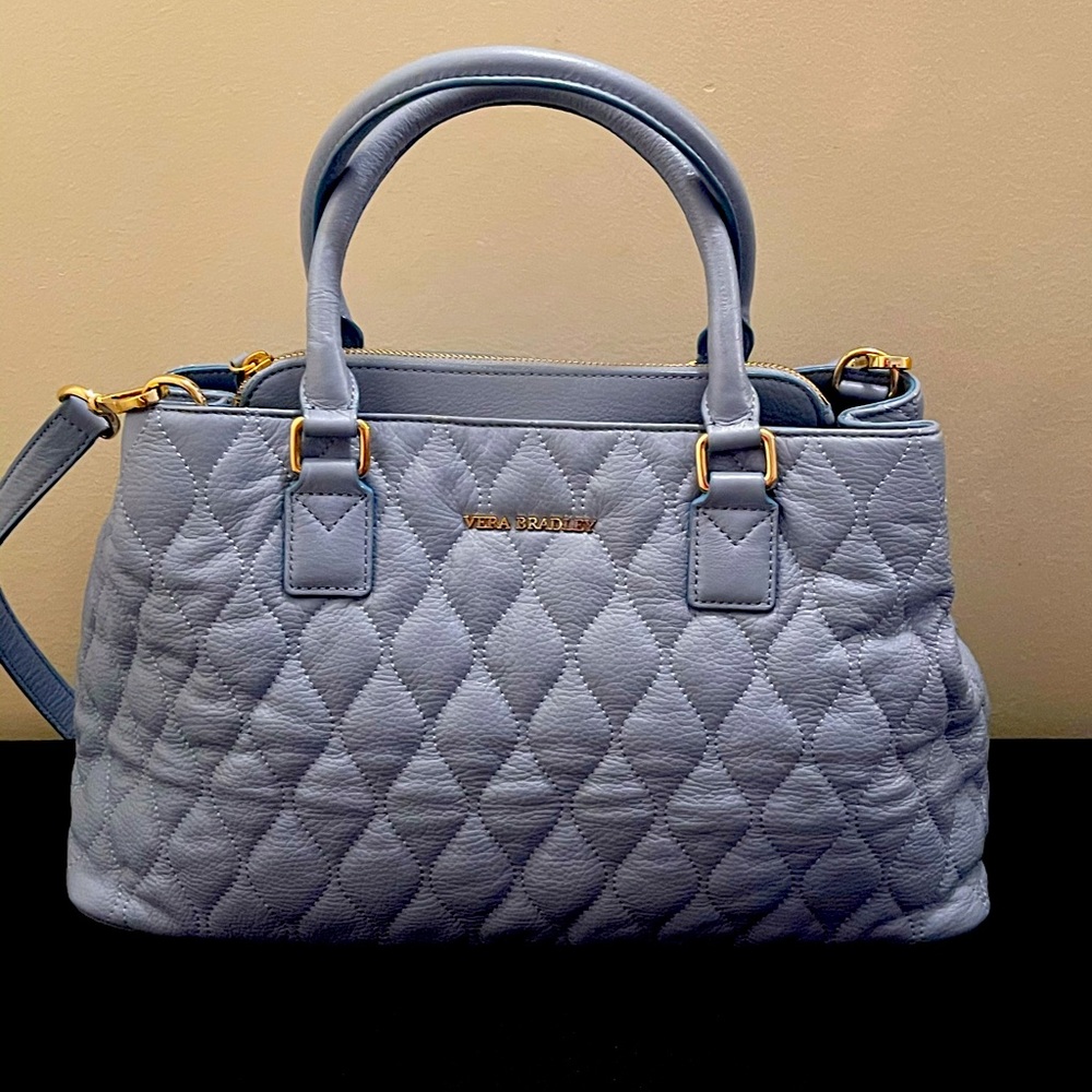 Vera Bradley leather satchel